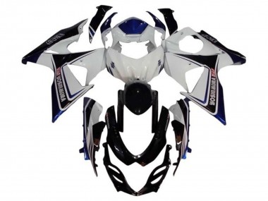 Blanc Bleu Noir Yoshimura Carénages Moto Suzuki GSXR 1000 2009-2016 Pas Chère