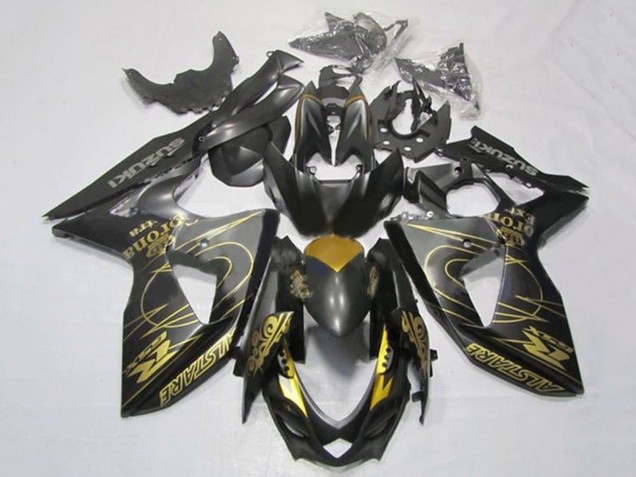 Noir Or Tribal Carénage Moto Suzuki GSXR 1000 2009-2016