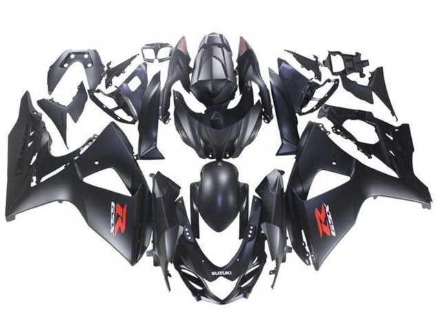 Noir Mat Rouge Blanc Carénage Moto Suzuki GSXR 1000 2009-2016