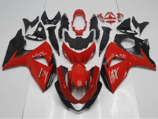 Rouge Noir Carénages Moto Suzuki GSXR 1000 2009-2016