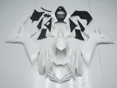 Blanc Carénage Moto Suzuki GSXR 1000 2009-2016 Pas Chère