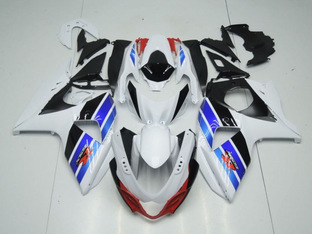 Blanc Noir Bleu Rouge Carénage Moto Suzuki GSXR 1000 2009-2016