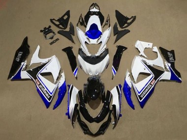 Blanc Bleu Noir Yoshimura Carénage Moto Suzuki GSXR 1000 2009-2016 Pas Chère