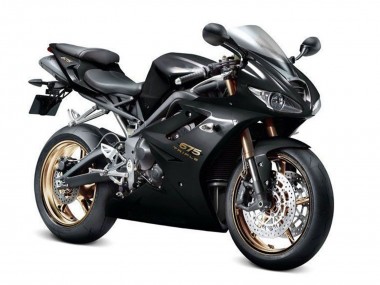 Noir Brillant Kits Carénages Moto ABS Triumph Daytona 675 Triple 2006-2008 Pas Chère
