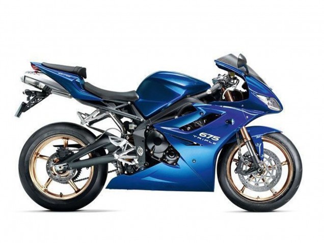 Bleu Kits Carénages Moto Triumph Daytona 675 Triple 2006-2008