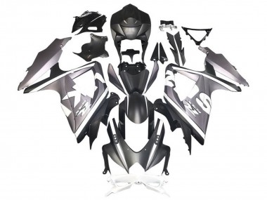 Argent Blanc Noir Mat Carénage Moto Suzuki GSXR 600 / GSXR 750 2008-2010 Pas Chère