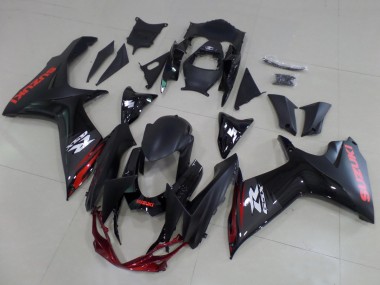 Noir Mat Noir Brillant Rouge Blanc Carénage Moto Suzuki GSXR 600 / GSXR 750 2011-2024 Pas Chère