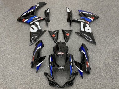 Noir Brillant Bleu Blanc Rouge Yoshimura Carénage Moto Suzuki GSXR 600 / GSXR 750 2011-2024 Pas Chère