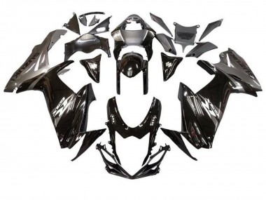 Noir Brillant Gris Blanc Carénage Moto Suzuki GSXR 600 / GSXR 750 2011-2024 Pas Chère