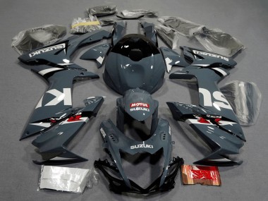 Gris Nardo Foncé Blanc Noir Rouge Motul Carénage Moto Suzuki GSXR 600 / GSXR 750 2011-2024 Pas Chère