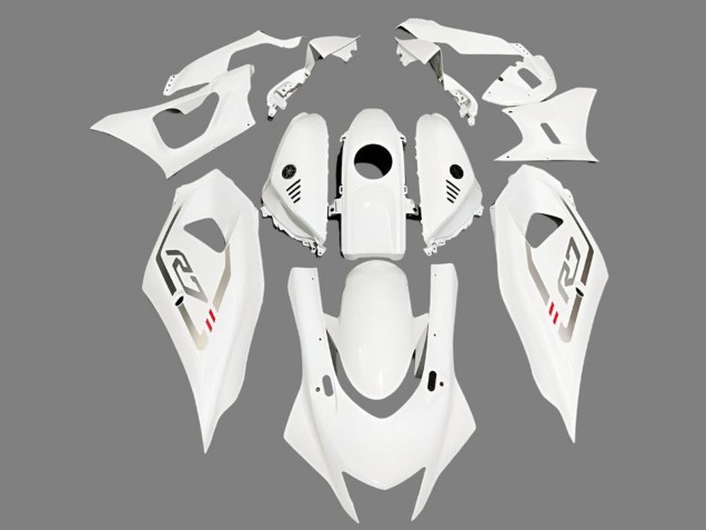 Blanc Argent Carénage Moto Yamaha YZF R7 2021-2024