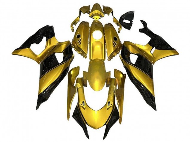 Or Noir Carénage Moto Yamaha YZF R7 2021-2024