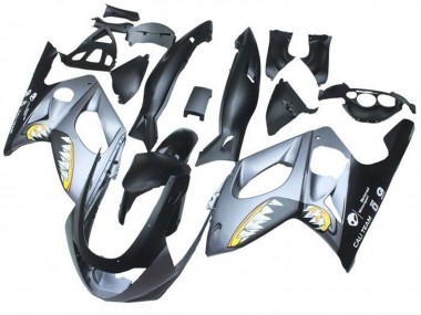 Noir Mat Gris Requin Carénage Moto Yamaha YZF600R Thundercat 1996-2007 Pas Chère