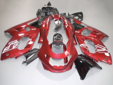 Rouge Blanc Carénage Moto Yamaha YZF600R Thundercat 1996-2007 Pas Chère