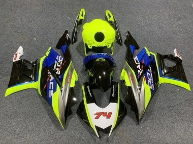 Jaune Néon Blanc Bleu Noir 74 Carénage Moto Yamaha YZF R3/R25 2019-2021 Pas Chère