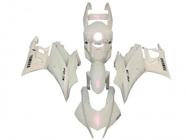 Blanc Perle Carénage Moto Yamaha YZF R3/R25 2022-2024 Pas Chère