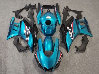 Bleu Blanc Rouge Noir Carénage Moto Yamaha YZF R3/R25 2022-2024 Pas Chère