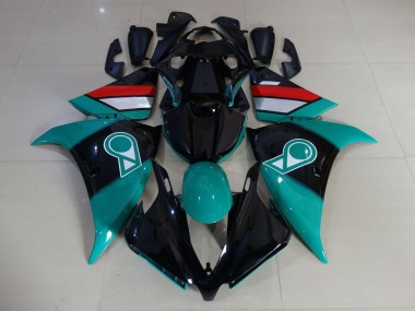 Bleu Clair Noir Brillant Blanc Rouge Carénage Moto Yamaha YZF 1000 R1 2009-2011 Pas Chère