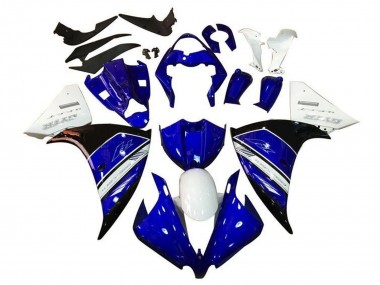 Blanc Bleu Noir GYTR Carénage Moto Yamaha YZF 1000 R1 2009-2011 Pas Chère
