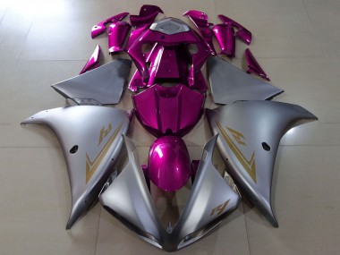 Argent Violet Carénage Moto Yamaha YZF 1000 R1 2009-2011 Pas Chère