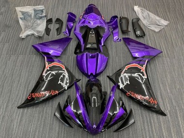 Violet Noir Rouge Joker Carénage Moto Yamaha YZF 1000 R1 2009-2011 Pas Chère