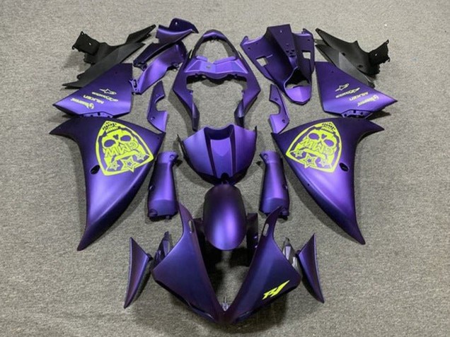 Violet Jaune Néon Carénage Moto Yamaha YZF 1000 R1 2012-2014