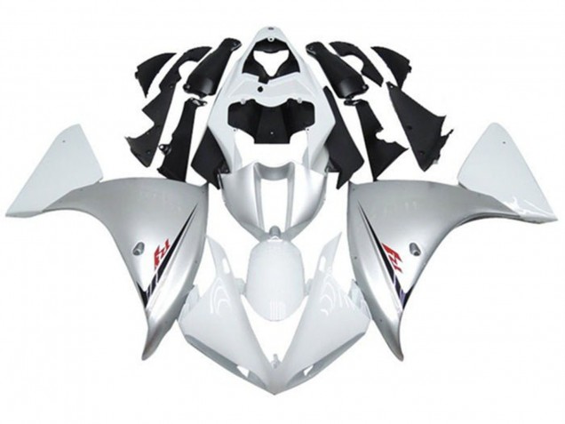 Argent Blanc Carénage Moto Yamaha YZF 1000 R1 2012-2014
