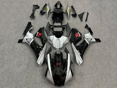 Argent Noir Carénage Moto Yamaha YZF 1000 R1 2015-2019 Pas Chère