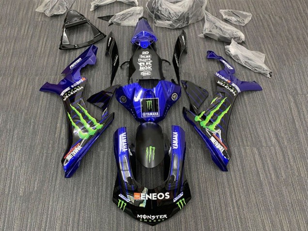 Bleu Noir Monstre ENEOS Carénage Moto Yamaha YZF 1000 R1 2015-2019