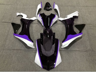 Blanc Noir Brillant Violet Carénage Moto Yamaha YZF 1000 R1 2015-2019 Pas Chère
