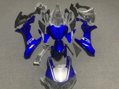 Bleu Argent Carénage Moto Yamaha YZF 1000 R1 2020-2025 Pas Chère