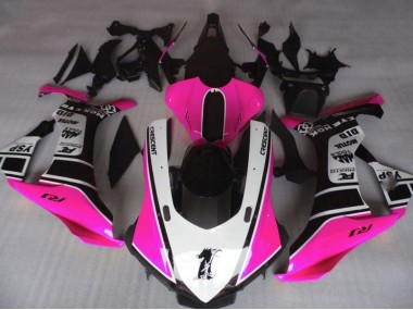 Rose Blanc Noir Brillant Carénage Moto Yamaha YZF 1000 R1 2020-2025 Pas Chère