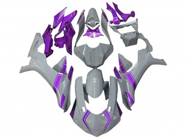Nardo Gris Violet Carénage Moto Yamaha YZF 1000 R1 2020-2025 Pas Chère