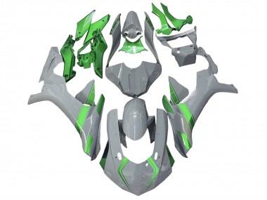 Nardo Gris Vert Carénage Moto Yamaha YZF 1000 R1 2020-2025 Pas Chère