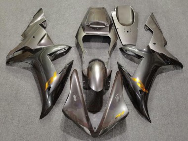Gris Or Décalque Carénage Moto Yamaha YZF 1000 R1 2002-2003 Pas Chère