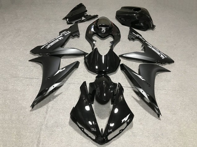 Noir Brillant Noir Mat Carénage Moto Yamaha YZF 1000 R1 2004-2006