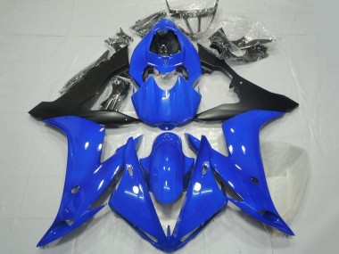 Bleu Noir Mat Carénages Moto Yamaha YZF 1000 R1 2004-2006 Pas Chère