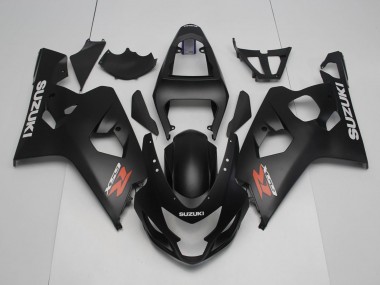 Noir Mat Rouge Blanc Carénage Moto Suzuki GSXR 600 / GSXR 750 2004-2005 Pas Chère