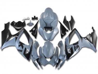 Gris Noir Carénage Moto Suzuki GSXR 600 / GSXR 750 2006-2007 Pas Chère