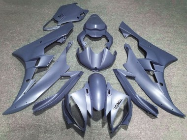 Argent Mat Bleu Carénage Moto Yamaha YZF R6 2006-2007 Pas Chère