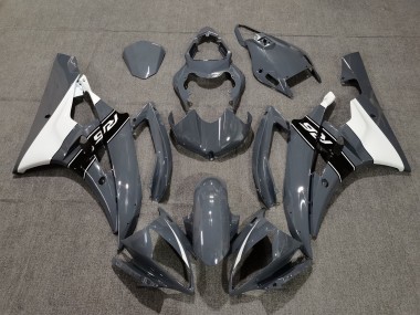 Nardo Gris Blanc Noir Carénage Moto Yamaha YZF R6 2006-2007 Pas Chère
