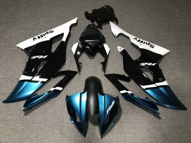 Blanc Bleu Noir Spiffy Carénage Moto Yamaha YZF R6 2008-2016 Pas Chère