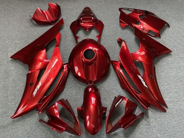 Rouge Carénage Moto Yamaha YZF R6 2008-2016 Pas Chère