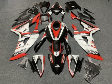 Blanc Rouge Noir Mat Carénage Moto Yamaha YZF R6 2008-2016 Pas Chère