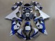Blanc Bleu Gris Camouflage Carénage Moto Yamaha YZF R6 2008-2016