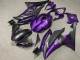 Violet Noir Mat Carénages Moto Yamaha YZF R6 2008-2016