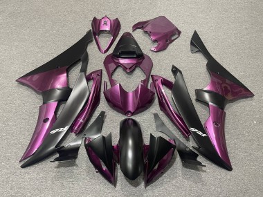 Violet Noir Mat Carénage Moto Yamaha YZF R6 2008-2016 Pas Chère