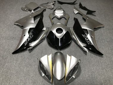 Argent Or Noir Carénage Moto Yamaha YZF R6 2008-2016 Pas Chère