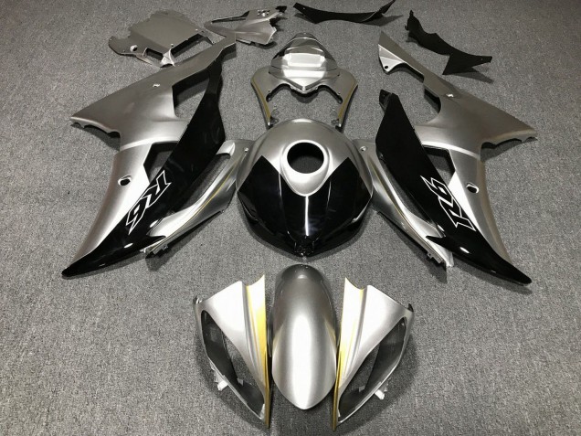 Argent Or Noir Carénage Moto Yamaha YZF R6 2008-2016