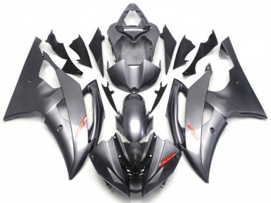 Gris Rouge Décalque Carénage Moto Yamaha YZF R6 2008-2016 Pas Chère